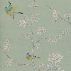 Обои ручная роспись Badminton Mercury Grey