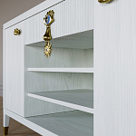 Комод-буфет Elsa Dreams White с открытыми полками   варинант исполнения - 7 | Loft Concept в Сочи