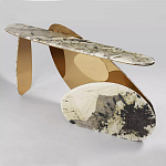 Консоль в виде овальных элементов Jinye console варинант исполнения - 2 | Loft Concept в Сочи