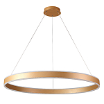 Люстра подвесная светодионая кольцевая золотого цвета Ring Horizontal варинант исполнения - 1 | Loft Concept в Сочи