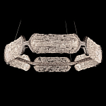 Люстра кольцевая с текстурным природным рисунком IceFlame варинант исполнения - 7 | Loft Concept в Сочи