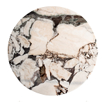 Столик журнальный с круглой мраморной столешницей Unique Stone Design варинант исполнения - 2 | Loft Concept в Сочи