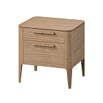 Тумба прикроватная с 2-мя выдвижными ящиками из массива дуба Type oak варинант исполнения - 1 | Loft Concept в Сочи