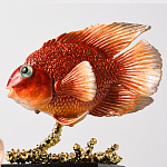 Статуэтка декоративная Рыбка-попугай Inhabitants of the Seas варинант исполнения - 5 | Loft Concept в Сочи