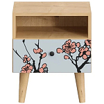Прикроватная тумба с изображением на ящике Elise Nightstand варинант исполнения - 13 | Loft Concept в Сочи
