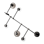 Бра с 5-ю плафонами разного диаметра и цвета Polyhedron варинант исполнения - 2 | Loft Concept в Сочи