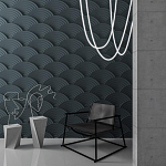 Гипсовая 3D Панель Aura варинант исполнения - 3 | Loft Concept в Сочи