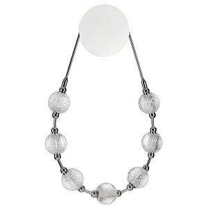 Дизайнерское светодиодное бра Crystal Globule Хром