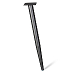 Обеденный стол с прямоугольной черно-золотой столешницей из стекла на 4-х металлических ножках Gold and Black Marble варинант исполнения - 5 | Loft Concept в Сочи