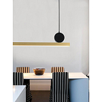 Люстра линейная светодиодная в минималистичном стиле New Age of Light варинант исполнения - 7 | Loft Concept в Сочи