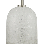 Настольная лампа с высоким тканевым абажуром Cracked Base варинант исполнения - 1 | Loft Concept в Сочи