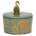 Фарфоровая шкатулка Swan Lake варинант исполнения - 5 | Loft Concept в Сочи