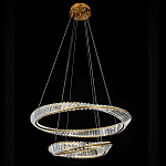 Люстра подвесная из 2-х колец Round Air Chandelier варинант исполнения - 1 | Loft Concept в Сочи