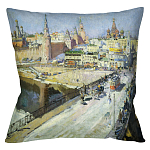 Подушка декоративная Москворецкий мост Impressionism in Art варинант исполнения - 1 | Loft Concept в Сочи