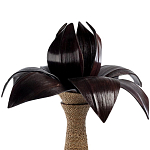 Настольная лампа черная INDONESIAN LAMPS варинант исполнения - 2 | Loft Concept в Сочи