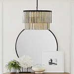 Люстра круглая с подвесками из натурального перламутра Nacre варинант исполнения - 2 | Loft Concept в Сочи