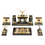 Настольный письменный набор из яшмы и долерита в подарочной упаковке Manager Organizer варинант исполнения - 1 | Loft Concept в Сочи