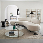 Приставной стол из сплава алюминия Solaris варинант исполнения - 3 | Loft Concept в Сочи