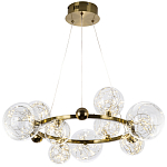 Дизайнерская кольцевая люстра с гирляндой внутри стеклянных плафонов Iona Garland Chandelier 9 варинант исполнения - 2 | Loft Concept в Сочи