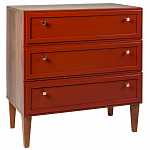 Комод красный из массива бука с 3-мя ящиками Wenge Light варинант исполнения - 1 | Loft Concept в Сочи