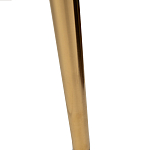 Стул бежевый из экокожи на золотых ножках Attribute of Elegance варинант исполнения - 5 | Loft Concept в Сочи