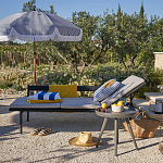 Диван-шезлонг черный Annet варинант исполнения - 7 | Loft Concept в Сочи