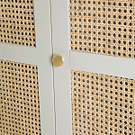 Шкаф с тремя дверцами из плетеного ротанга Tomio Wicker Furniture варинант исполнения - 7 | Loft Concept в Сочи