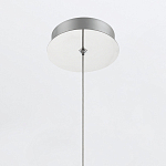 Подвесной светильник хромированного цвета с прозрачным цилиндрическим стеклянным плафоном Eurofase варинант исполнения - 7 | Loft Concept в Сочи