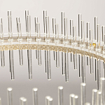 Люстра круглая с прозрачными стеклянными трубками 51 см Nembus варинант исполнения - 12 | Loft Concept в Сочи