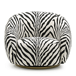 Кресло Bear с принтом Зебра варинант исполнения - 2 | Loft Concept в Сочи