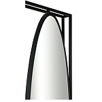 Зеркало овальное в металлической оправе в стиле лофт Urban Style Space варинант исполнения - 2 | Loft Concept в Сочи