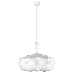 Подвесной светильник с белым фигурным абажуром и мягкими волнистыми краями Cloud Motion  варинант исполнения - 11 | Loft Concept в Сочи