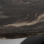 Стол журнальный овальный с столешницей из искусственного мрамора Alonso Gloss варинант исполнения - 3 | Loft Concept в Сочи