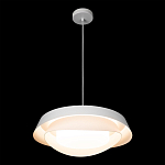 Подвесной светильник круглый белого цвета из металла Vita Cuna варинант исполнения - 6 | Loft Concept в Сочи