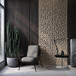 Гипсовая 3D панель с принтографией PM-45 варинант исполнения - 1 | Loft Concept в Сочи