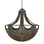 Люстра в форме колокола с декором из тонких железных нитей Jagged Pattern варинант исполнения - 4 | Loft Concept в Сочи