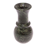 Ваза декоративная для цветов из камня змеевик Vase Serpentine варинант исполнения - 2 | Loft Concept в Сочи