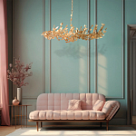 Люстра с абажуром оформленным в виде стаи бабочек Eternal Butterflies варинант исполнения - 4 | Loft Concept в Сочи