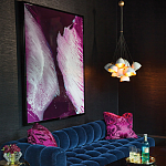 Люстра с 15-ю белыми  плафонами с золотой внутренней поверхностью Hinkley варинант исполнения - 3 | Loft Concept в Сочи