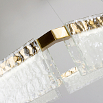 Светодиодная люстра с рельефным стеклом ICE GLASS 70 варинант исполнения - 4 | Loft Concept в Сочи