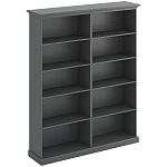 Двойной стеллаж серый Percent Rack Grey варинант исполнения - 1 | Loft Concept в Сочи