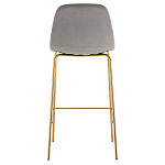 Барный стул на золотистых ножках VENDRAMIN Grey варинант исполнения - 5 | Loft Concept в Сочи