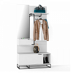 Вешалка настенная белая Strict Lines варинант исполнения - 2 | Loft Concept в Сочи