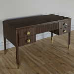 Письменный стол с 4-мя ящиками Elsa Dreams Walnut варинант исполнения - 1 | Loft Concept в Сочи