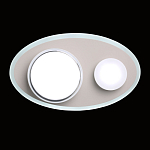 Бра овальной формы белого цвета с 2-мя лампами Lunar Pebbles варинант исполнения - 3 | Loft Concept в Сочи