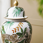 Ваза из фарфора с ручной росписью Leopard Collection  варинант исполнения - 5 | Loft Concept в Сочи