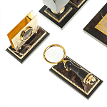 Настольный письменный набор из яшмы и долерита в подарочной упаковке Manager Organizer варинант исполнения - 7 | Loft Concept в Сочи