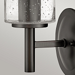 Бра с плафоном в форме цилиндра из прозрачного стекла с пузырьками Hinkley варинант исполнения - 9 | Loft Concept в Сочи