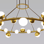 Люстра подвесная светодиодная с плафонами в форме шара Italian Globe Cedar Moss Light варинант исполнения - 2 | Loft Concept в Сочи