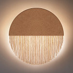 Бра круглое натуральная пробка с бахромой Natural Cork варинант исполнения - 4 | Loft Concept в Сочи